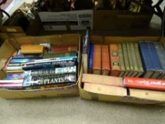 Two boxes of vintage and later books