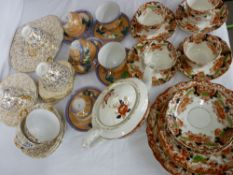 Mixed selection of Victorian and other teaware