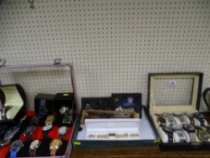 Approximately thirty modern mainly gent's fashion watches, in apparently as new condition