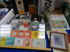 Collection of art related material including booklets on various artists, an unframed Carol Dyer