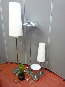 Five various contemporary lamps E/T