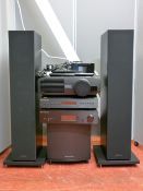 A Panasonic PT-AT5000 3D projector and screen, a Cocktail audio device, Cambridge and Wharfedale