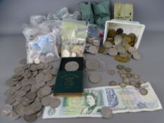 A good collection of vintage coinage mainly pre decimal along with a boxed 1951 Festival of