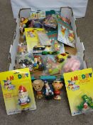 Collection of Noddy, Rupert Bear and other children's TV related collectables