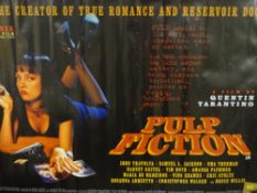 Single sided UK Pulp Fiction film poster (rolled condition), 76 x 102 cms