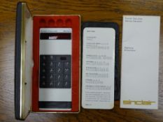 Vintage cased Sinclair Executive calculator