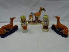 Staffordshire greyhound and similar items