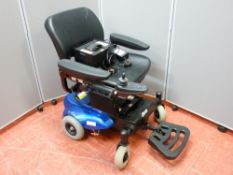 A Drive Mambo micro electric wheelchair with battery pack and charger E/T
