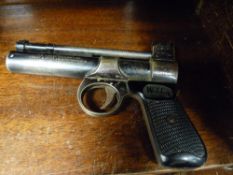 Webley Junior 0.177 calibre air pistol, cock and fires, reasonable pressure