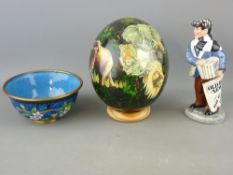 Royal Doulton figurine 'Old Ben' HN3190, limited edition (111/1500), a modern cloisonne ball, 13 cms