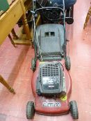 Mountfield SP470 petrol lawnmower with grass box