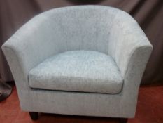 Well presented modern upholstered tub armchair