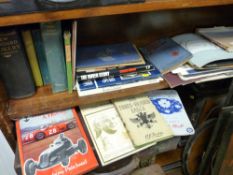 Quantity of motor car related books, advertising booklets and ephemera along with a small mixed
