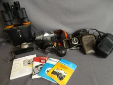 Parcel of photographic equipment to include Practika, Canon and Zeiss Ikon along with the relevant