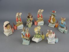 Nine Boxed and sleeved Beatrix Potter by Border Fine Arts