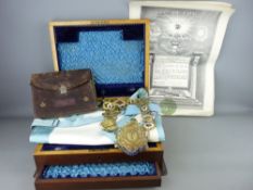 RAOB & Masonic Lodge regalia and memorabilia including a gilt metal and enamel Royal Ancient Order