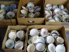 Large parcel in five boxes of mainly soup tureens to include Masons, Spode, Susie Cooper and Paragon