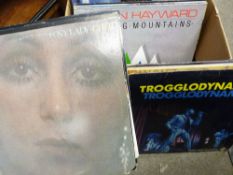 Collection of vintage LP records - Walker Brothers, Bread, Status Quo, Max Boyce, B B King and