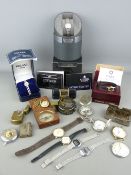 Collection of lady's and gent's wrist and pocket watches, a military compass by T G Co Ltd, dated
