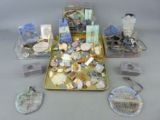Collection of Studio pottery jewellery and ornaments