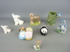 Collection of Wade and Beswick ornamental figures including Tom & Jerry