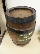 Greenalls Cream Sherry oak barrel