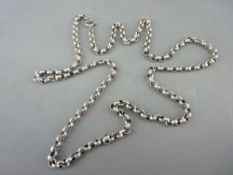 925 silver muff chain, 28 grms