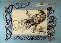 CERI RICHARDS one of twelve limited edition (9/50) lithographs for Six Poems by Dylan Thomas -