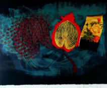 CERI RICHARDS limited edition (55/70) colour print - entitled 'Origin of a Rose', signed and