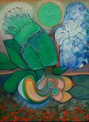 CERI RICHARDS oil on canvas - entitled verso 'The Force of Nature' on Martin Tinney Gallery label