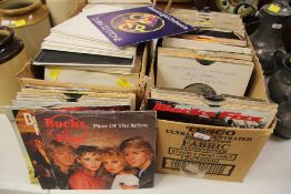 A QUANTITY OF VINYL SINGLES, mainly 70s/80s pop (but for confirmation by prospective buyer)
