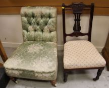 TWO SUNDRY CHAIRS