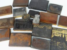 A PARCEL OF INTERESTING VINTAGE PRINTER'S BLOCKS