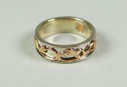 CLOGAU GOLD 'TREE OF LIFE' RING SIZE Q in original box (RRP 189)