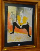 HENRI DE TOULOUSE-LAUTREC limited edition (1176/1250) blind stamped lithograph - seated female