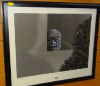 NICK CUDWORTH monochrome print - entitled 'Modern Times: Making Faces', signed and dated 1993, 49