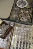 COINS, A LARGE QUANTITY to include French and Belgian, Irish ETC to include Brown Album, tin and