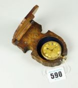 18 CARAT GOLD SMALL POCKET OR FOB WATCH, the movement marked 'Russell 18 Church St. Liverpool' in