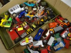 LOOSE MATCHBOX AND OTHER SMALL DIECAST VEHICLES including a Corgi Toys Chitty Chitty Bang Bang