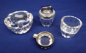 SWAROVSKI 1981 CIGARETTE HOLDER, ASHTRAYS & LIGHTER