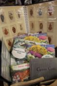 BOX OF ASSORTED LOOSE CIGARETTE CARDS to include Brooke Bond picture cards, Players cigarette cards,