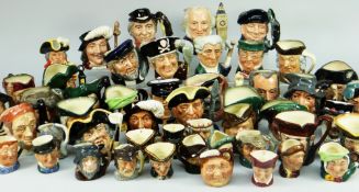 COLLECTION OF SMALL / MEDIUM ROYAL DOULTON CHARACTER JUGS