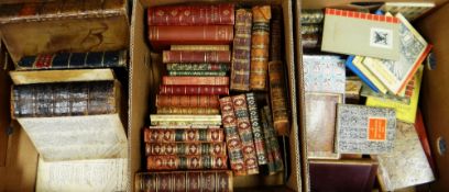 THREE BOXES OF ANTIQUARIAN & OTHER BOOKS