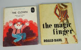 BOOKS 'The Magic Finger' by Roald Dahl together with 'The Clown' by Peter Joyce