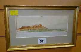 VICTORIAN AUSTRALIAN SCHOOL INDISTINCTLY SIGNED view of Waikiri, Western Australia dated April