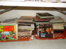 TWO CRATES OF LP RECORDS some boxed sets, mainly classical