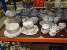 QUANTITY OF MIXED CHINA TEAWARE including Royal Albert