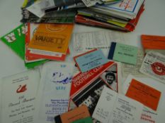 COLLECTION OF SWANSEA CITY FOOTBALL CLUB PROGRAMMES & RELATED EPHEMERA mostly 1980's programmes