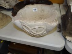 VICTORIAN PLASTER MAQUETTE OF A MEDIEVAL STOUP, 30cms diameter Provenance:PLEASE SEE FULL PROVENANCE