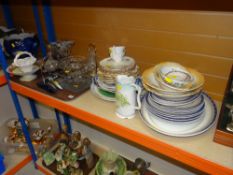 QUANTITY OF MIXED POTTERY, GLASSWARE ETC